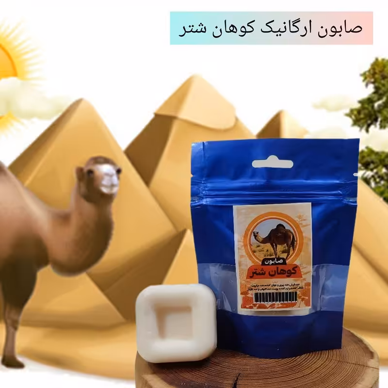 صابون کوهان ارسال رایگان  شتر جوان کننده 50 گرم
