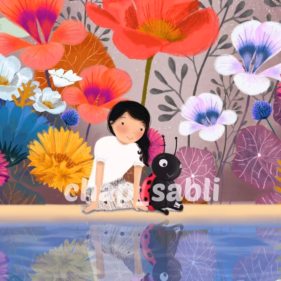 تابلو کاشی مدل دختر کد505