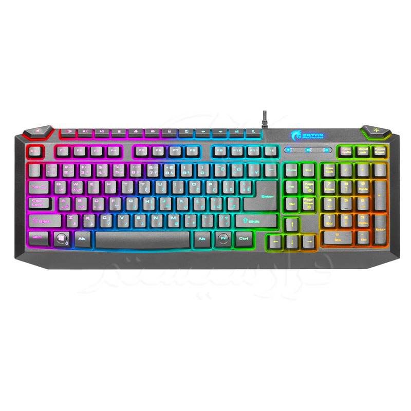 کیبرد GK701-RGB گرین - فراز سیستم
