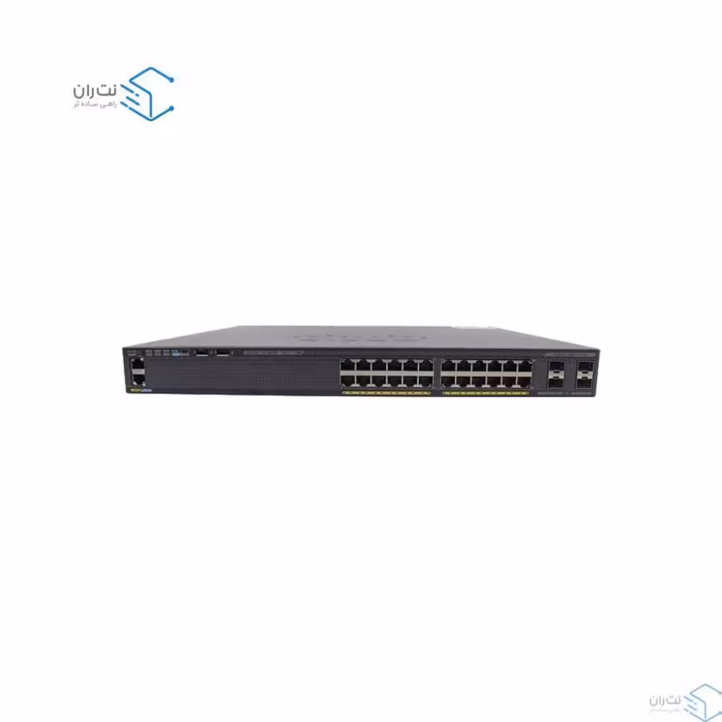 قیمت و خرید سوییچ شبکه 24 پورت سیسکو مدل WS-C2960X-24TS-L | نت ران