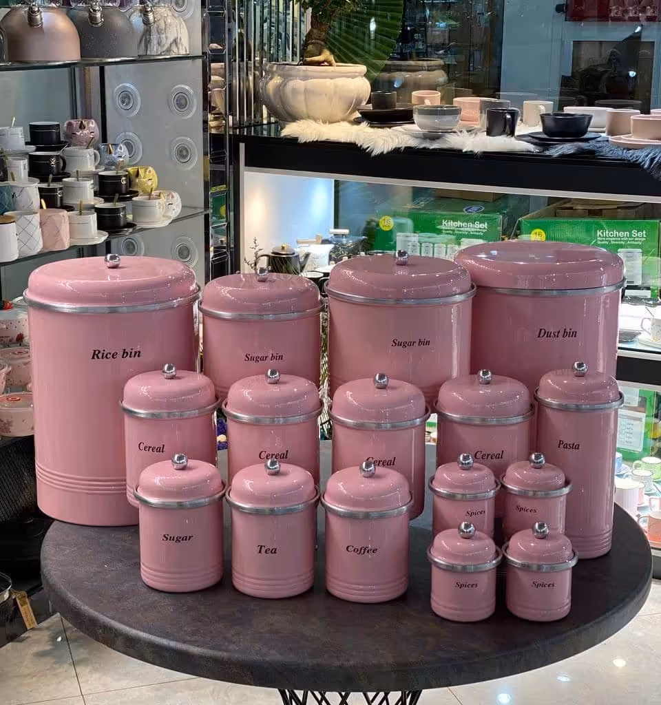 سرویس آشپزخانهRiver رنگ صورتی کد 03