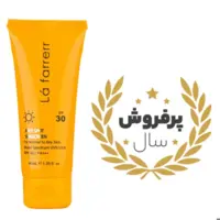 کرم ضد آفتاب و ضد لک اس پی اف 30 بدون رنگ پوست نرمال و خشک لافارر