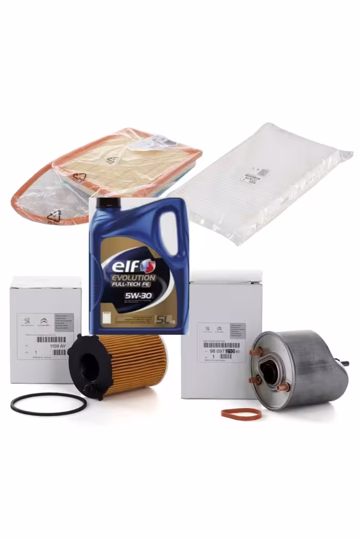 روغن و مکمل موتور FULTECH FE 5W 30 DPF 5LT CITROEN C4 1.6 HDI DIESEL KVA 68 MANUEL 2009.20014 5 SET سازگار Elf