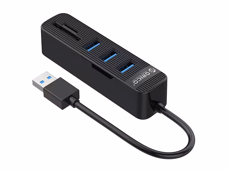 هاب 3 پورت و رم ریدر اوریکو ORICOT TWU3-3AST 3-Port USB3.0 HUB with Card Reader
