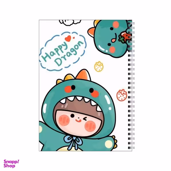 دفتر مشق 50 برگ بامبیلیپ طرح دایناسور فانتزی کد 2980145