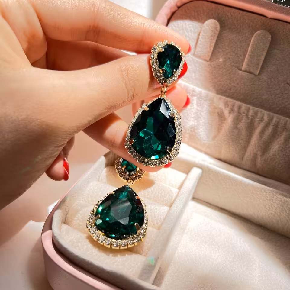 گوشواره جواهری 