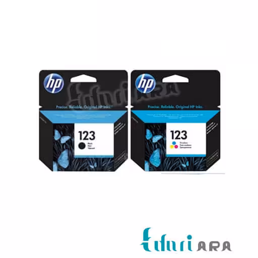 کارتریج جوهرافشان اچ پی123مشکی و رنگی