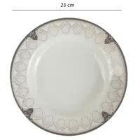 بشقاب خورش خوری چینی پارس مدل 603 گرد کد 23