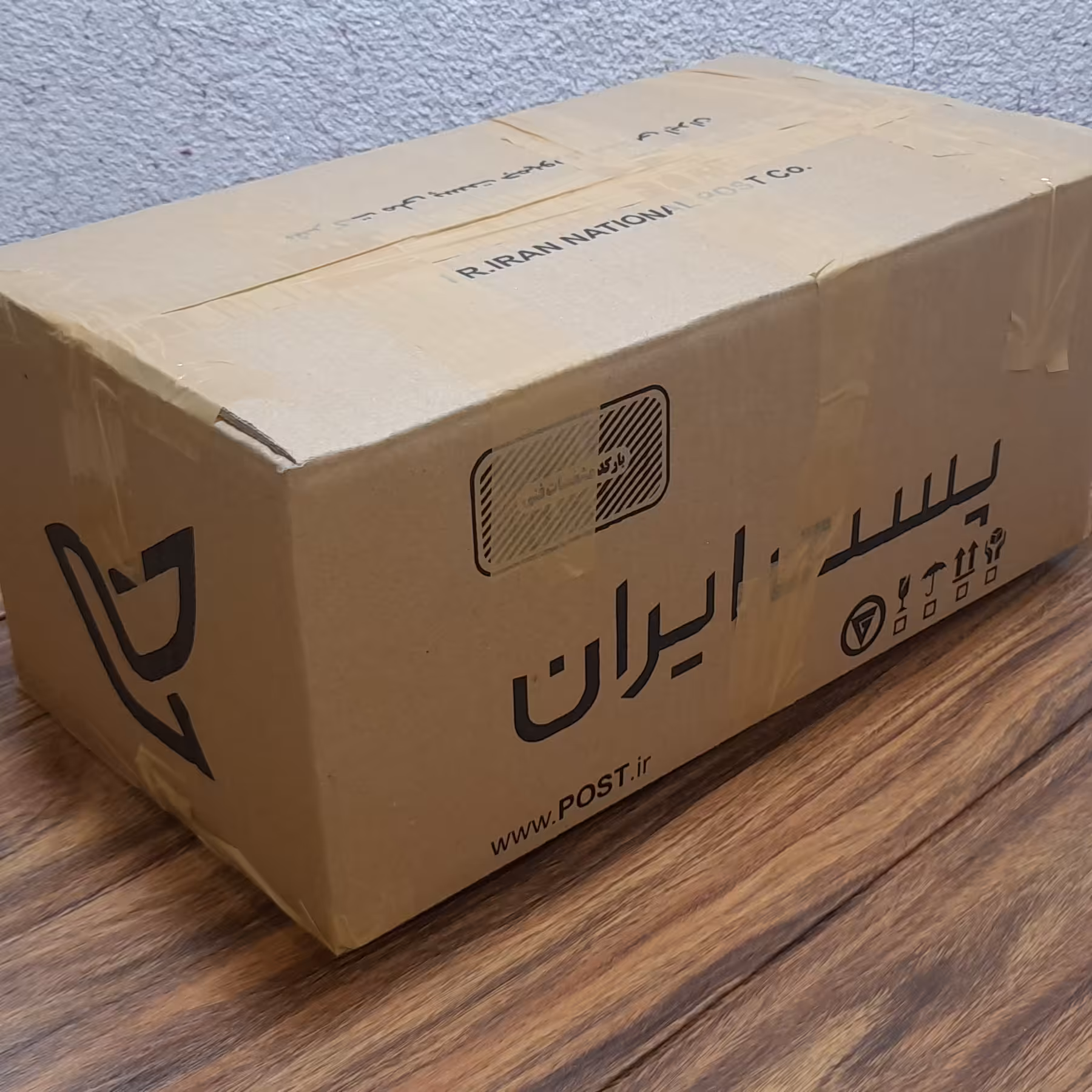 کارتن پست ایران سایز 6 پک ص10 عددی قهوه ای رنگ پنج لایه 