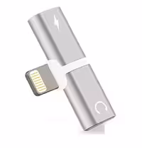 مبدل تبدیل 1 پورت آیفون به دو پورت شارژ و انتقال صدا