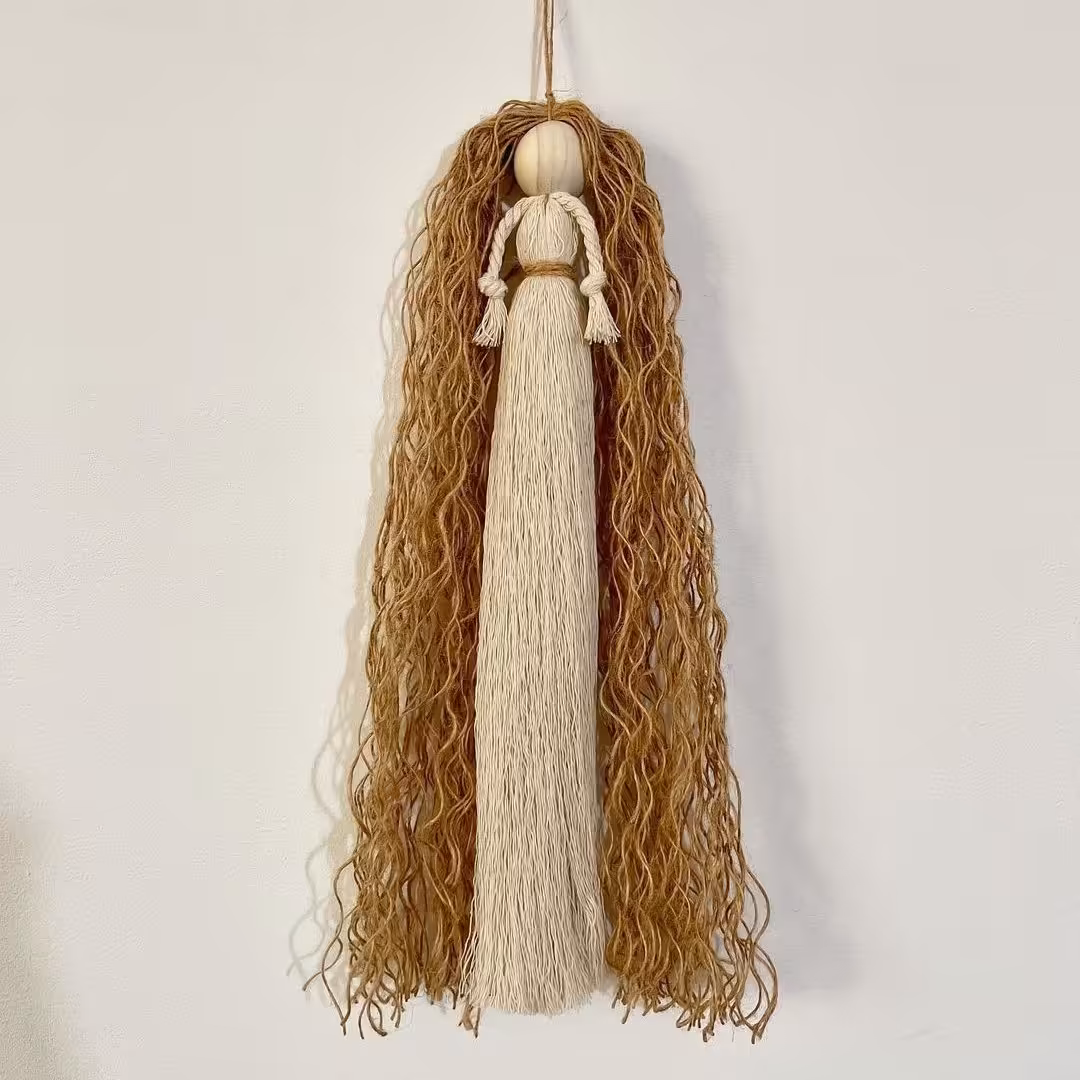 فرشته مکرومه بافی شیک