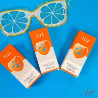 ضد آفتاب استیکی TUZ   15گرمی بافت سبک ضد لک روشن کنندوضد آب حاوی SPF 30
محافظت کامل از پوست در برابر اشعه نور