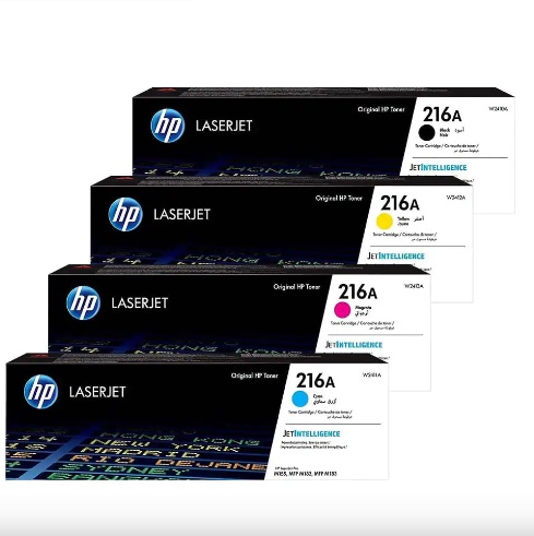 ست کارتریج اچ پی چهار رنگ مدل 216A CMYK