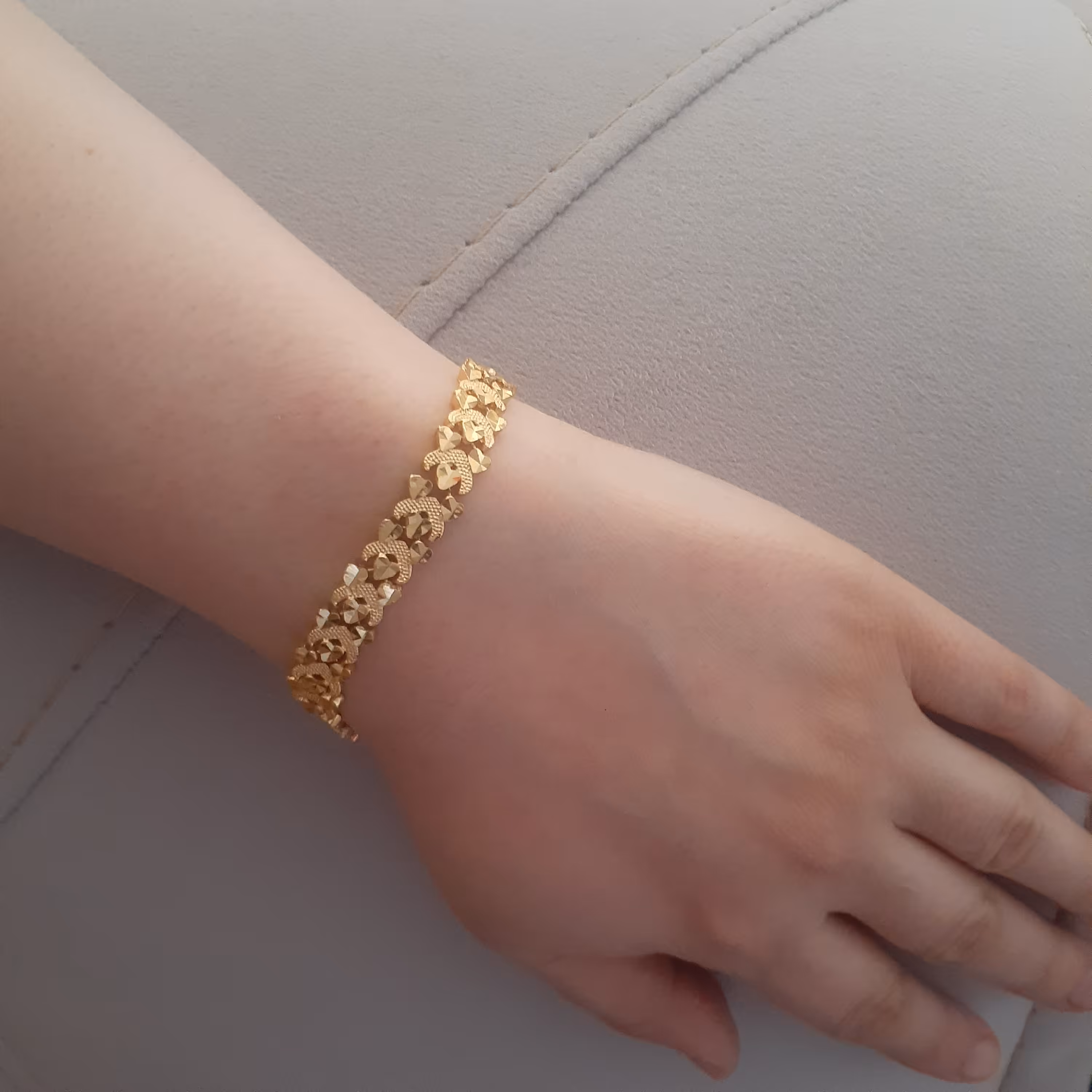 دستبند طلا هندی مدل ترنم