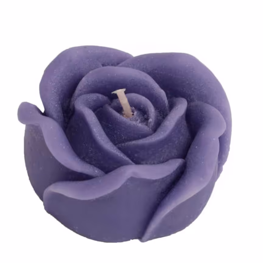 شمع طرح گل آلاله 