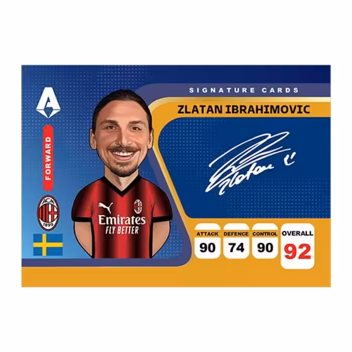 اسباب بازی شانسی مدل امضای زلاتان ابراهیمویچ 92