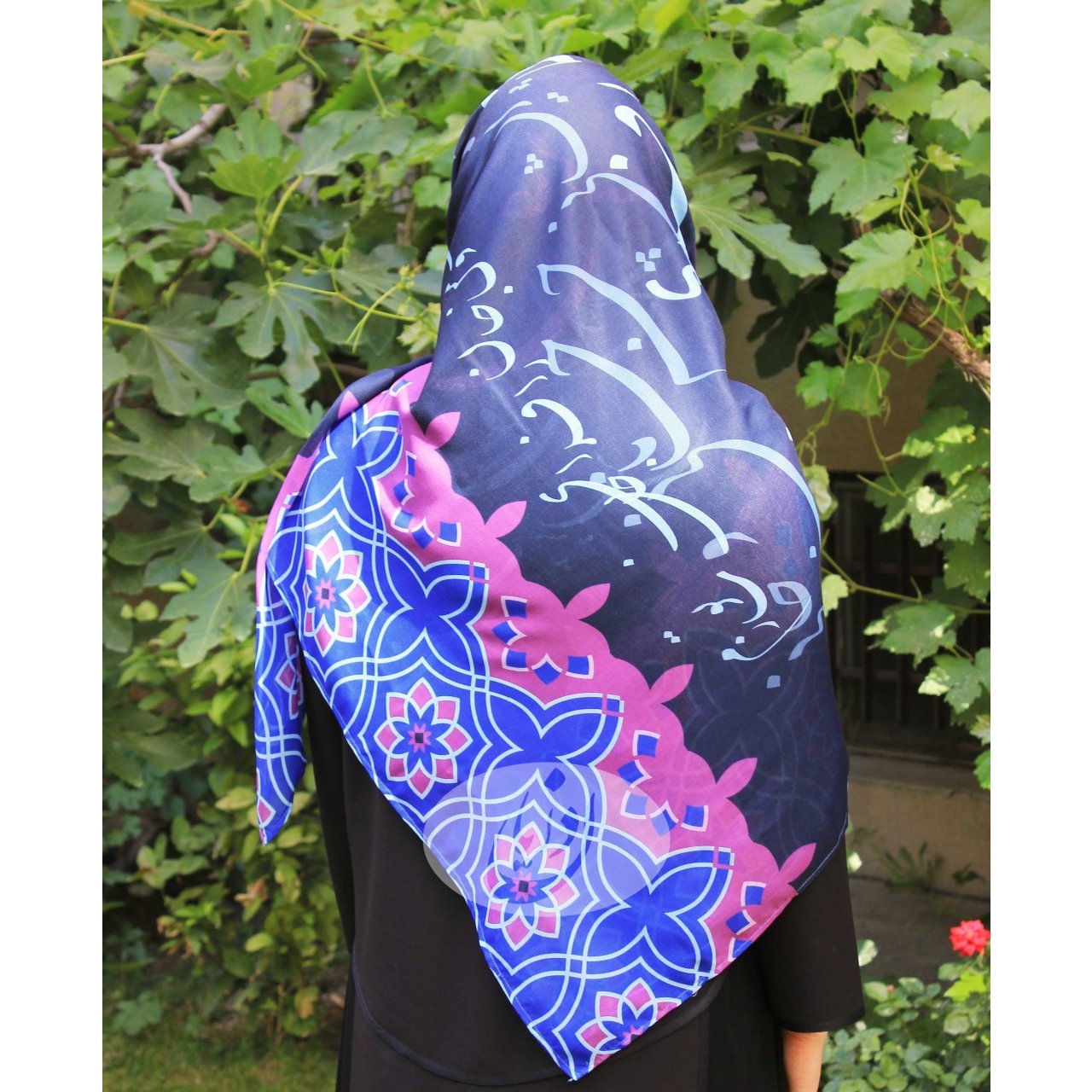 روسری طرح شعر سعدی-جانان