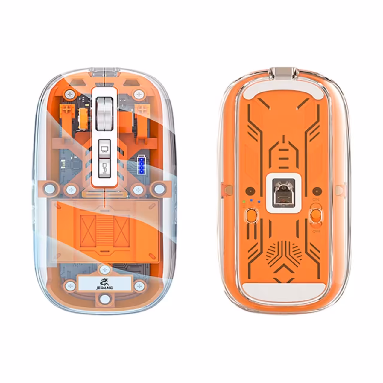 موس بی سیم شفاف مغناطیسی جکنگ مدل  AP05