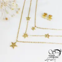 نیمست سه لاین ستاره دار برند استیل کد 10836