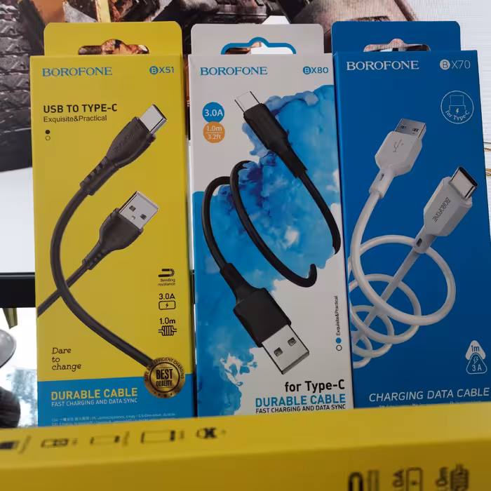 کابل شارژ تایپ سی بروفون 