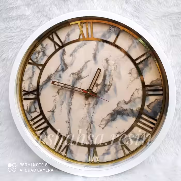 ساعت دیواری مدل سنگ گلبهی