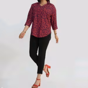 کد1402 مدل آتریسا شومیز مجلسی طرح دار