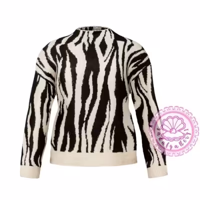 بلوز بافت ببری زنانه برند esmara آلمانی در سایزبندی فروشگاه صدف گالری