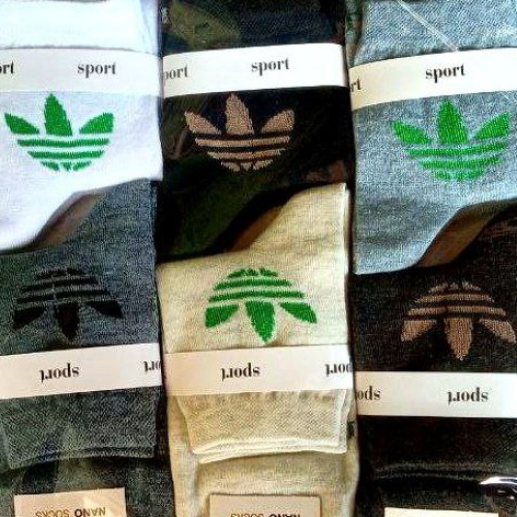 جوراب نیم ساق  پک 6 عددی