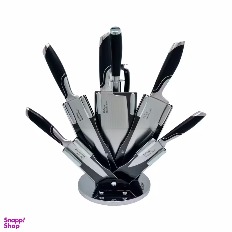 سرویس چاقو آشپزخانه 8 پارچه یونیک کد 5522