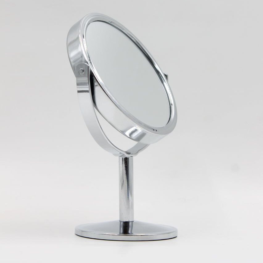 آینه رومیزی استیل گرد کوچک