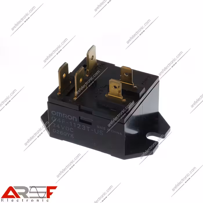 رله امرن کولری مدل G4F-1123T-US دارای 24 ولت 20 آمپر 5 پین - فروشگاه عارف الکترونیک