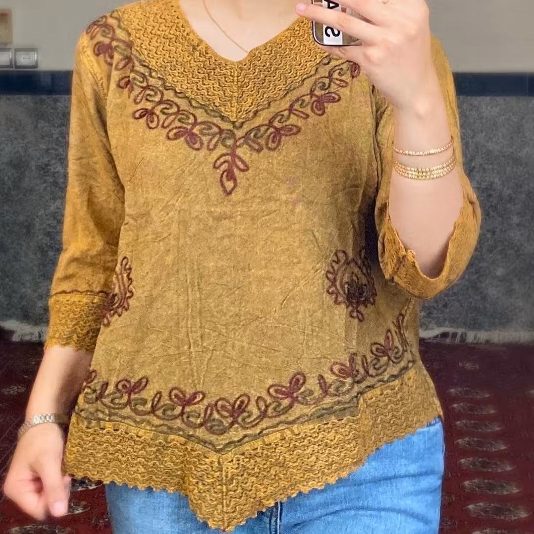 شومیز جلو بسته سنگشور