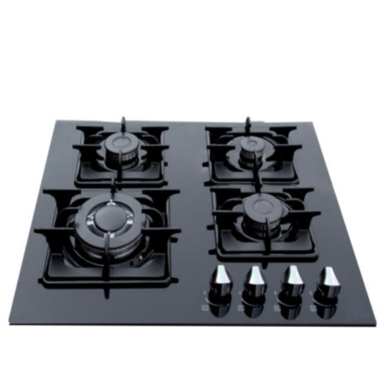 گاز رومیزی شیشه ای 4شعله  ترموکوپل دار ارسال به کل کشور پس کرایه