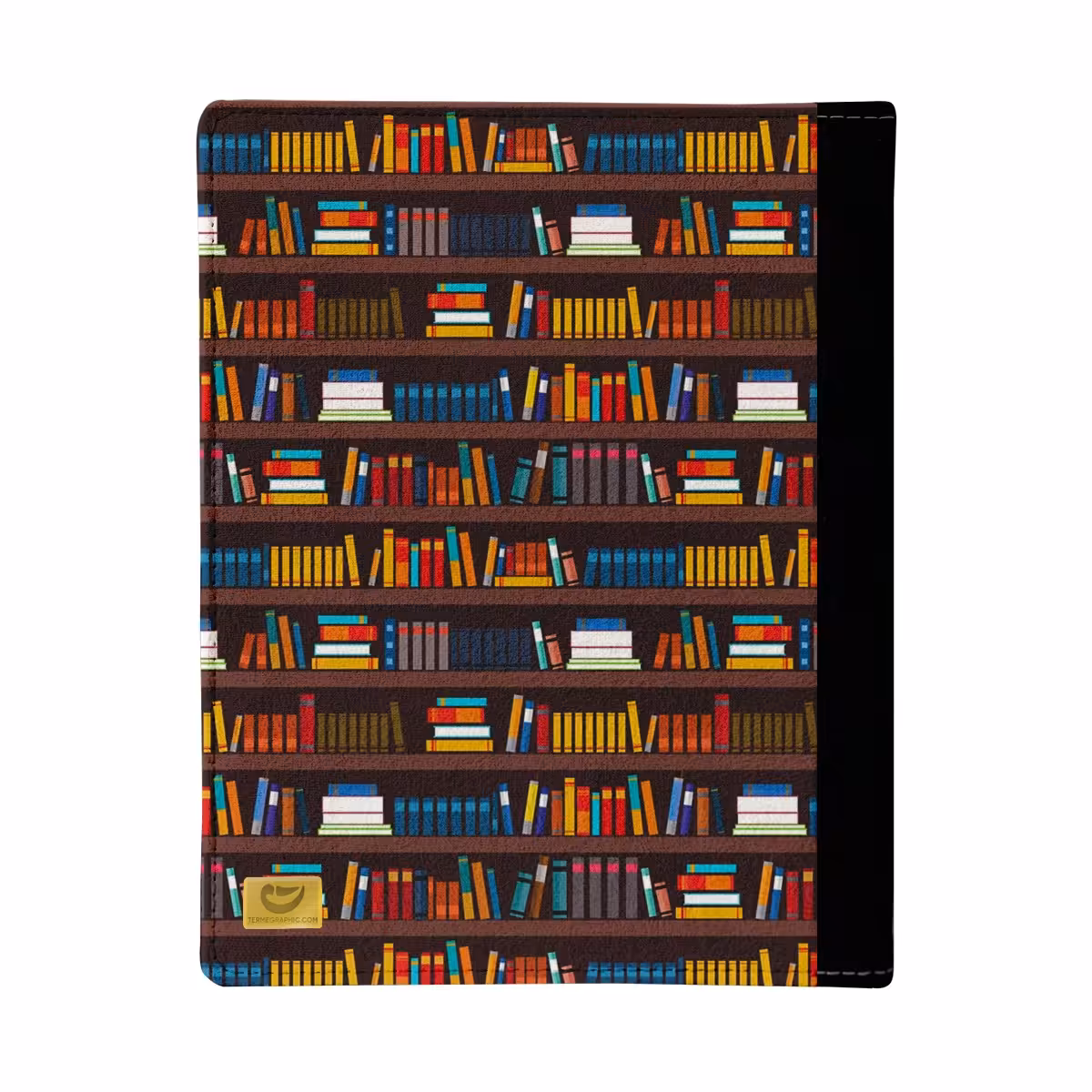 کلاسور پارچه ای طرح کتابخونه کد cfp1182