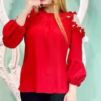 شومیز زیبای زنانه  شکوفه 


