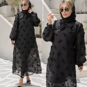 مانتو زنانه کرپ مدل جنس نساجی اشکی