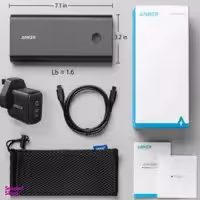 پاوربانک 26800 میلی آمپر 45 وات انکر (Anker) مدل B1376L11 به همراه آداپتور