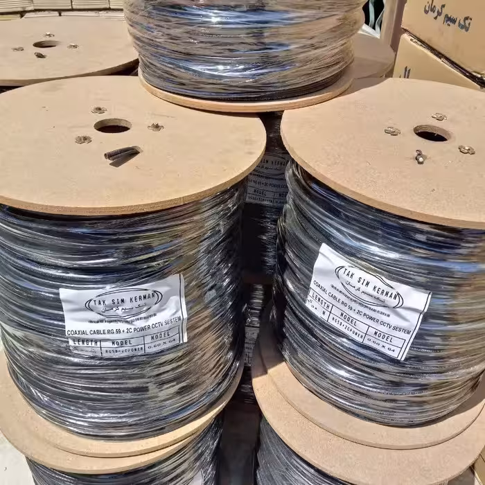 کابل دوربین مداربسته  ترکیبی هزینه ارسال پست پسکرایه 