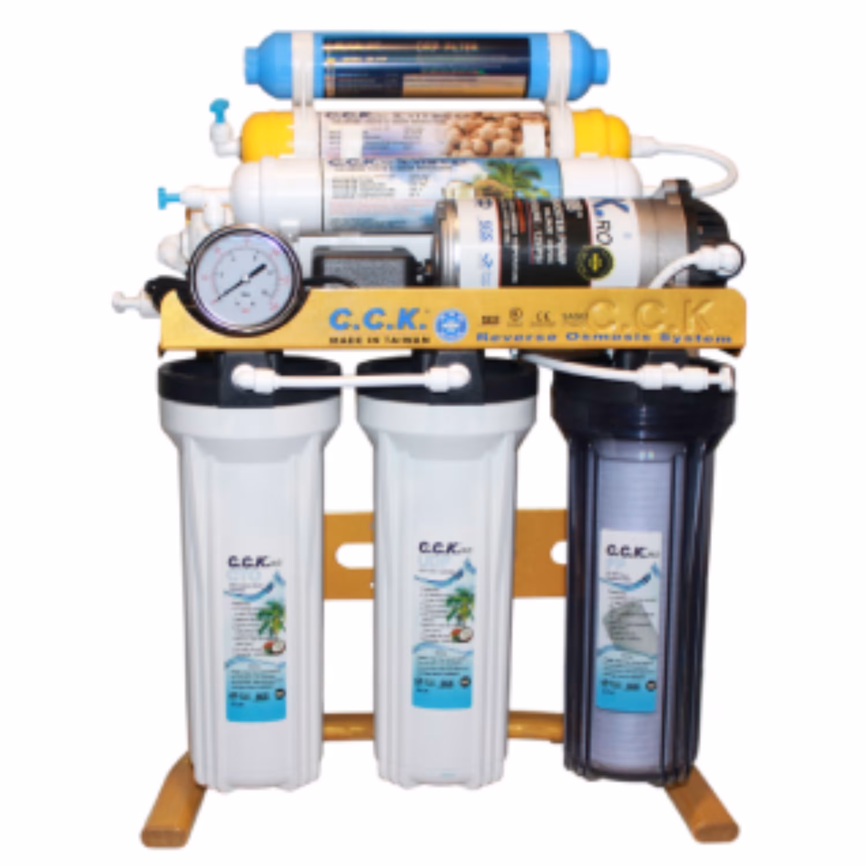 دستگاه تصفیه کننده آب خانگی سی سی کا CCK مدل 6 مرحله کامل ارسال با باربری (پس کرایه)