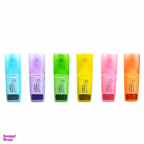 ماژیک علامت‌گذار سی کلاس مدل پاستلی جوهر مایع کد A.M بسته 6 عددی