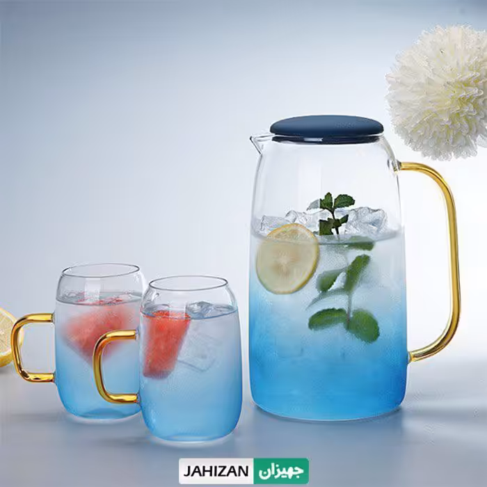 پارچ و لیوان پیرکس کد01