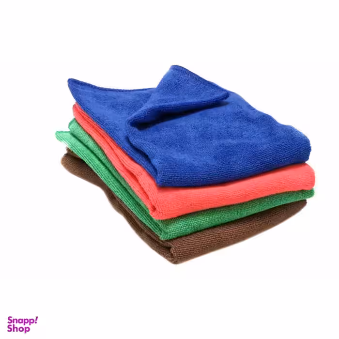 دستمال نظافت مدل AB12 بسته 4 عددی