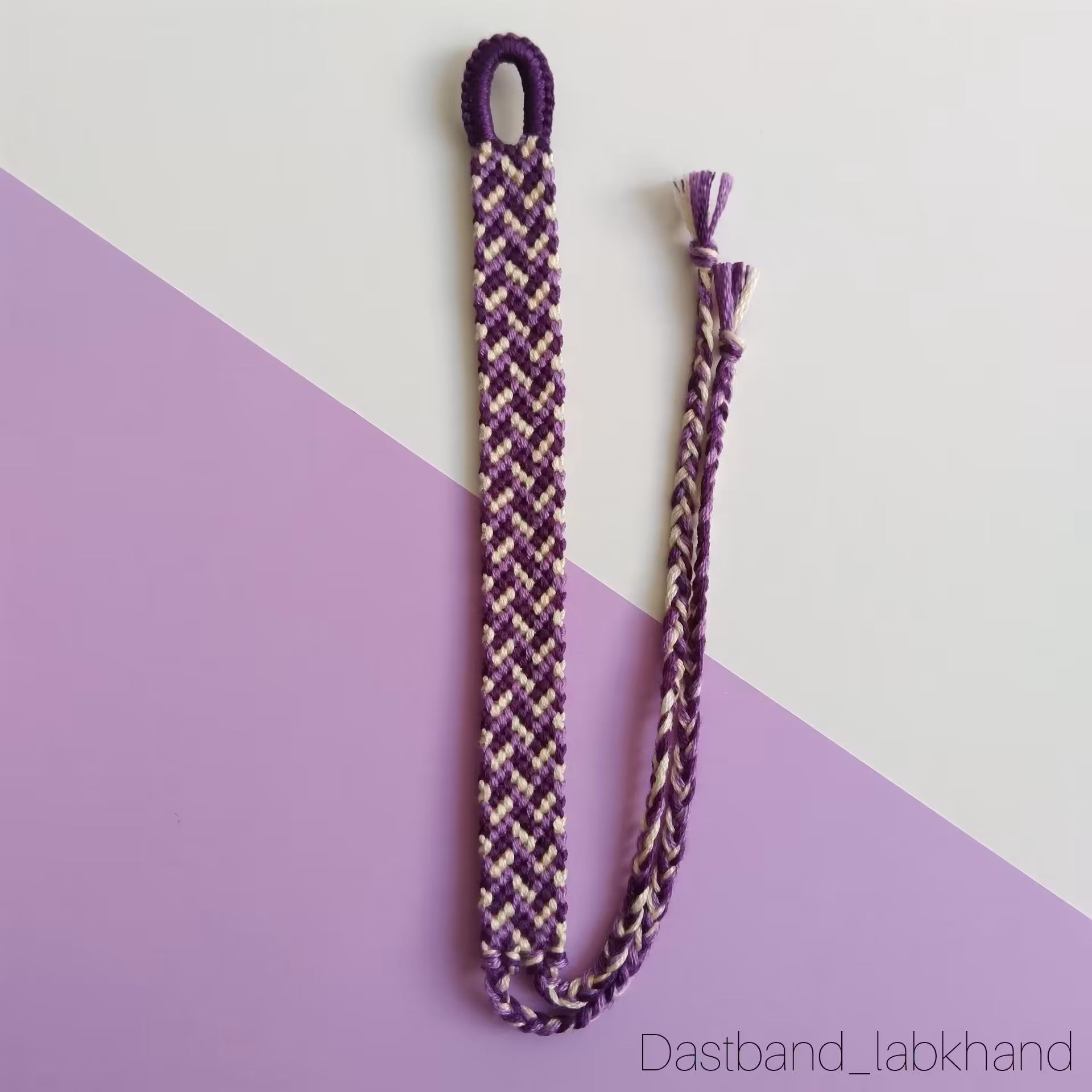 دستبند دوستی دستبافت کد 16