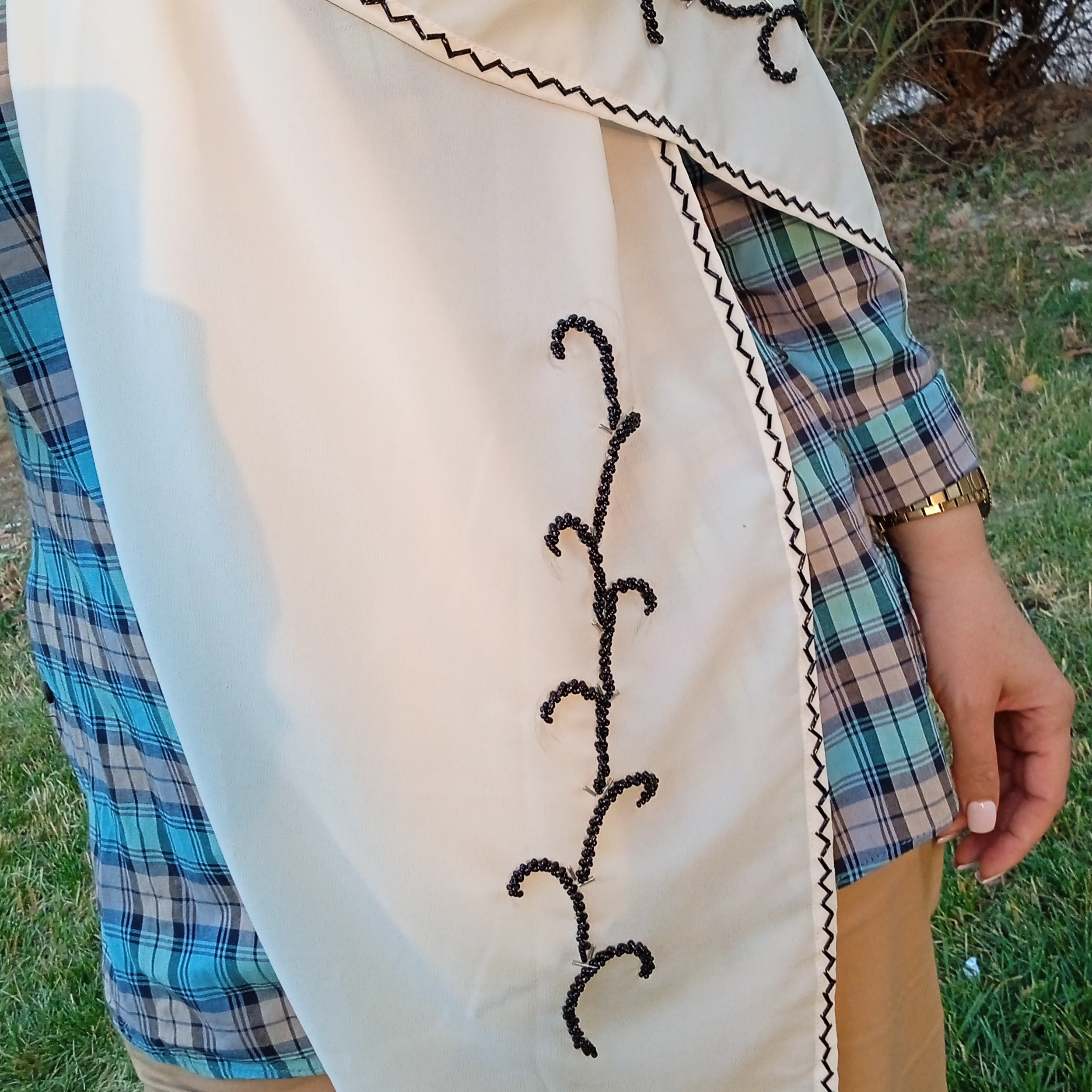 شال جواهر دوزی کد 6