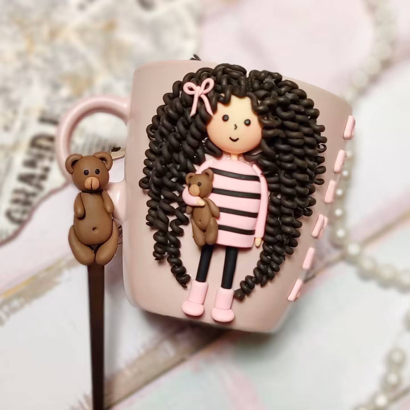 ماگ دخترانه موفرفری