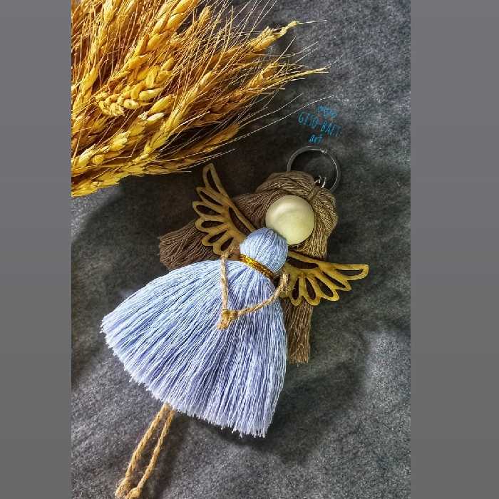 جاکلیدی،آویزکیف فرشته بالدارمکرومه