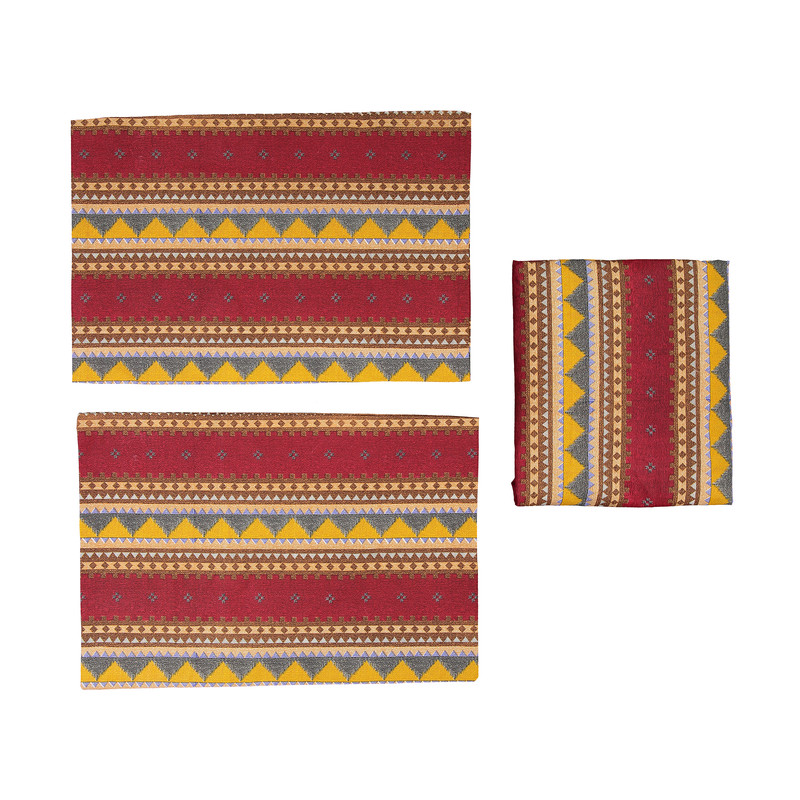 سرویس ملحفه مدل سنتی کد004 دونفره 3 تکه