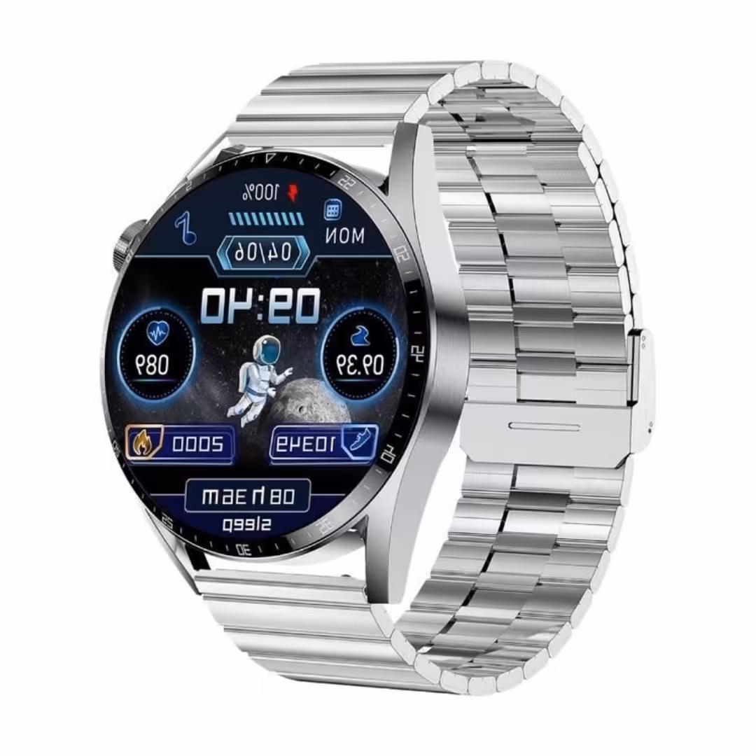 ساعت هوشمند گرین لاین مدل Green Lion G-Master Smart Watch رنگ نقره ای 