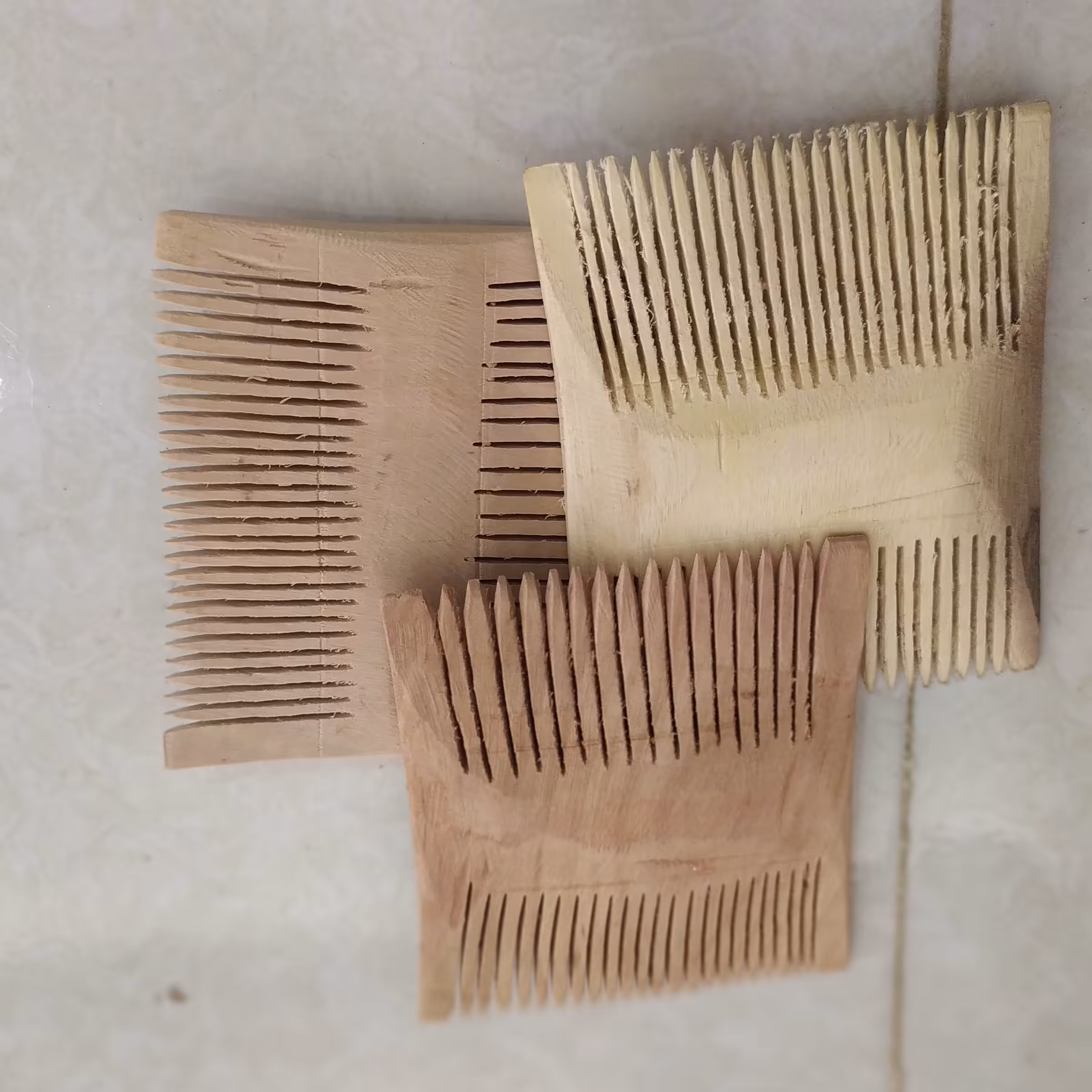 شانه چوبی دست ساز 3عدد 