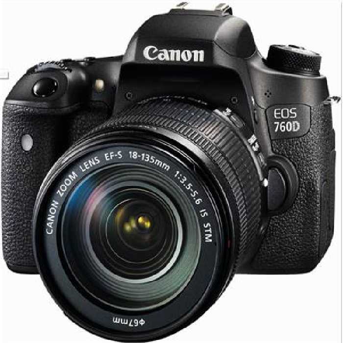 دوربین عکاسی کانن Canon 760D با لنز 135-18 IS STM ( کارکرده )